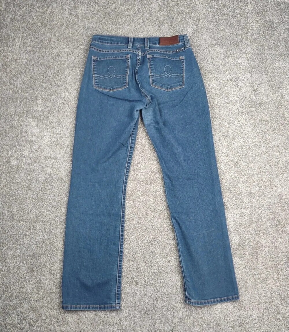 Lucky Brand Jeans Women Sz 8 Sofia Straight Ankle 28X29 Casual Comfort Trendy